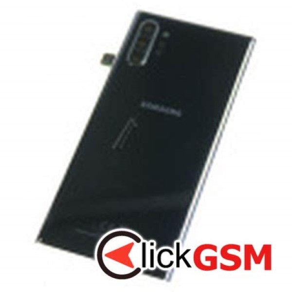 Capac Spate cu Geam Camera Negru Samsung Galaxy Note10+ 7c1