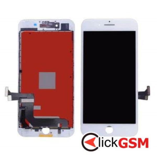 Display cu TouchScreen, Rama Alb Apple iPhone 7 2wc1