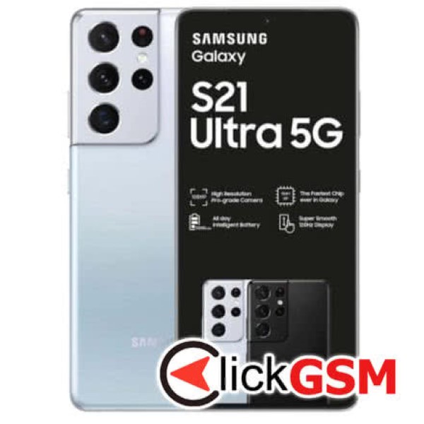 Display Original cu TouchScreen Gri Samsung Galaxy S21 Ultra 5G 2dp0