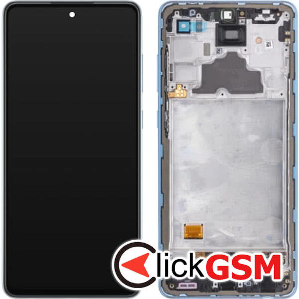 Display Original cu TouchScreen, Rama Negru Samsung Galaxy A72 121a