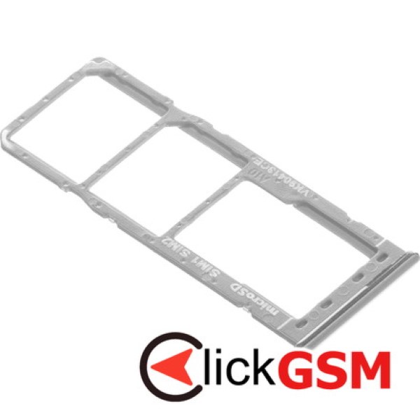 Suport Sim cu Suport Card Argintiu Samsung Galaxy A51 gyw