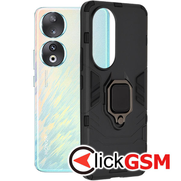 Accesoriu Husa Silicone Shield Negru Honor 90