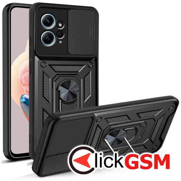 Accesoriu Husa CamShield Negru Xiaomi Redmi Note 12