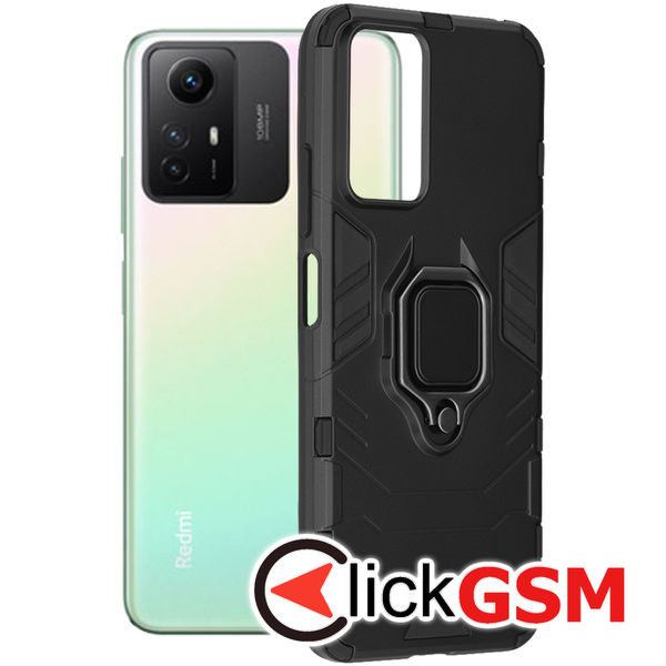 Accesoriu Husa Silicone Shield Negru Xiaomi RedMi Note 12S