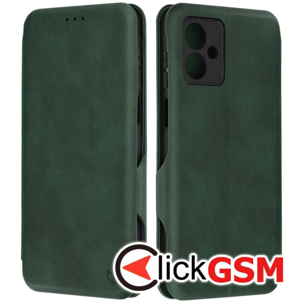 Accesoriu Husa Safe Wallet Verde Motorola Moto G14