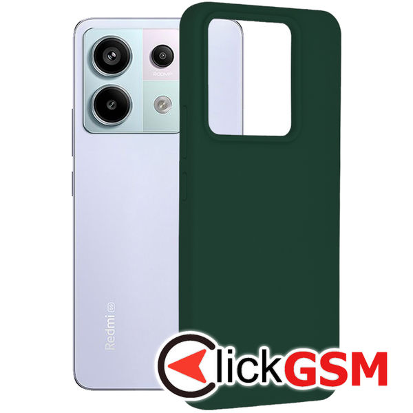 Accesoriu Husa Soft Edge Verde Xiaomi Redmi Note 13 Pro