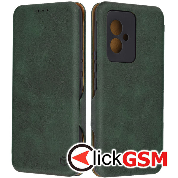 Accesoriu Husa Safe Wallet Verde Honor 100