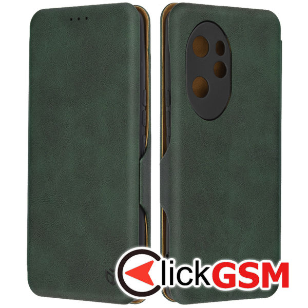 Accesoriu Husa Safe Wallet Verde Honor 100 Pro