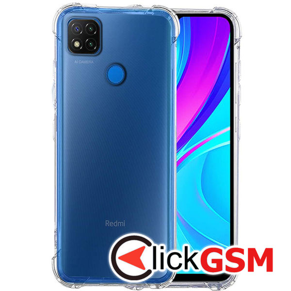 Accesoriu Husa Shockproof Transparenta Xiaomi Redmi 9C