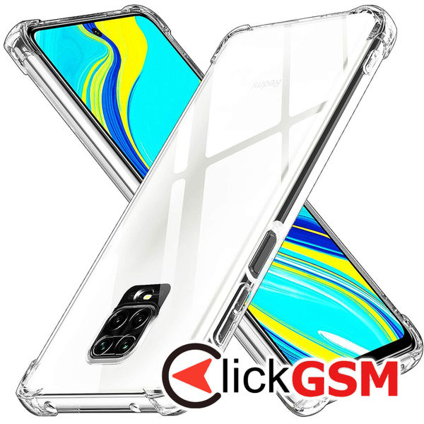 Accesoriu Husa Shockproof Transparenta Xiaomi Redmi Note 9 Pro Max