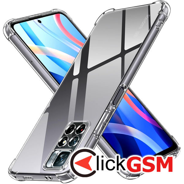 Accesoriu Husa Shockproof Transparenta Xiaomi Redmi Note 11S