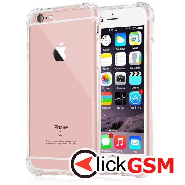 Accesoriu Husa Shockproof Transparenta Apple IPhone 6s