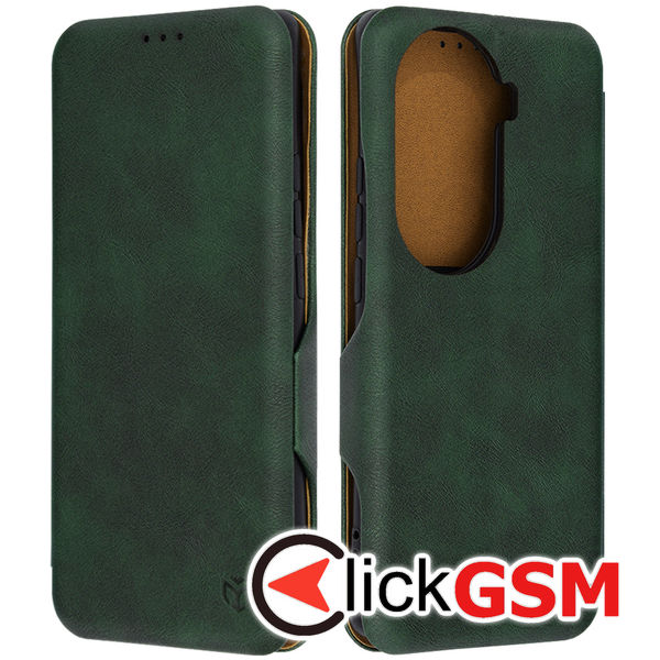 Accesoriu Husa Safe Wallet Verde Oppo Reno11 Pro