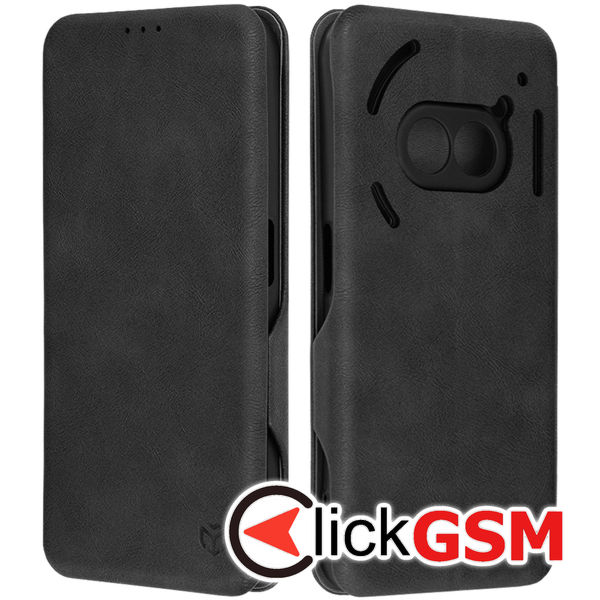 Accesoriu Husa Safe Wallet Negru Nothing Phone 2a