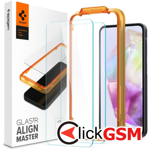 Accesoriu Folie Securizata Transparenta Samsung Galaxy A35