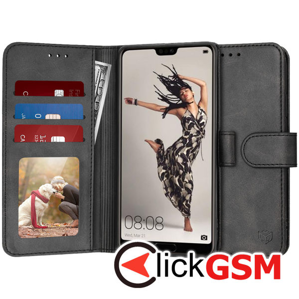 Accesoriu Husa Carte Negru Huawei P20 Pro