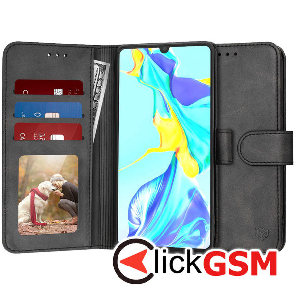 Accesoriu Husa Carte Negru Huawei P30