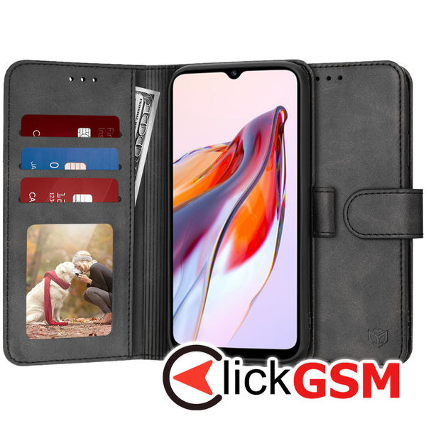 Accesoriu Husa Carte Negru Xiaomi Redmi 12C