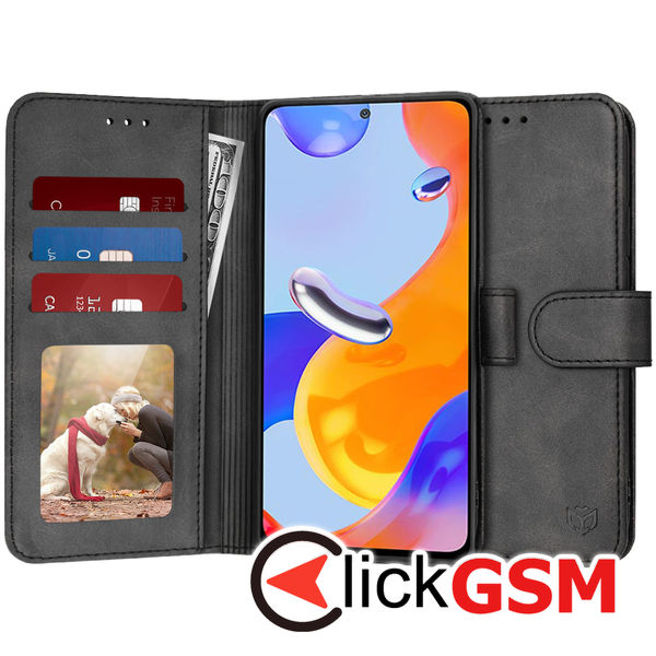 Accesoriu Husa Carte Negru Xiaomi Redmi Note 11 Pro