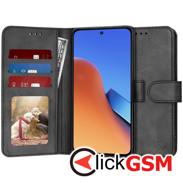 Accesoriu Husa Carte Negru Xiaomi Redmi 12