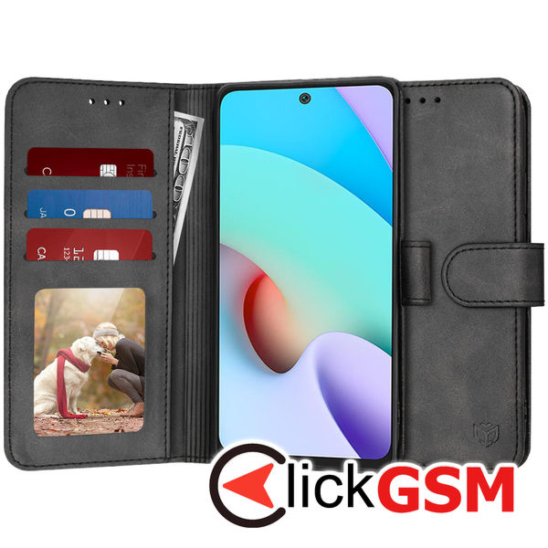 Accesoriu Husa Carte Negru Xiaomi Redmi 10