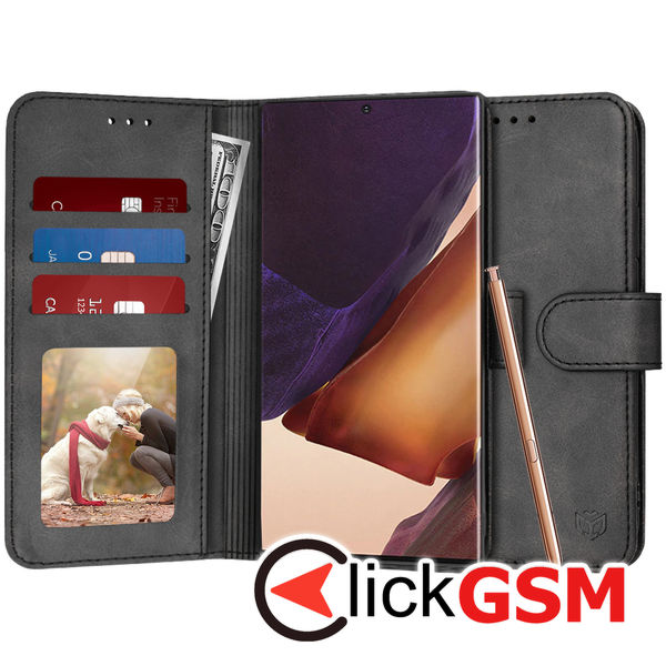 Accesoriu Husa Carte Negru Samsung Galaxy Note20 Ultra 5G