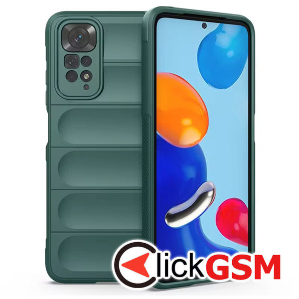 Accesoriu Husa Magic Shield Verde Xiaomi Redmi Note 11