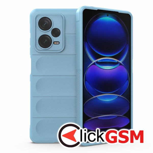 Accesoriu Husa Magic Shield Bleu Xiaomi Redmi Note 12 Pro 5G