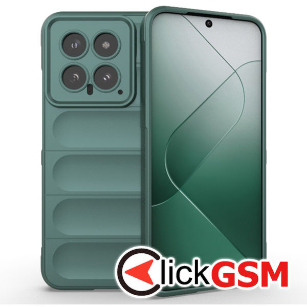 Accesoriu Husa Magic Shield Verde Xiaomi 14