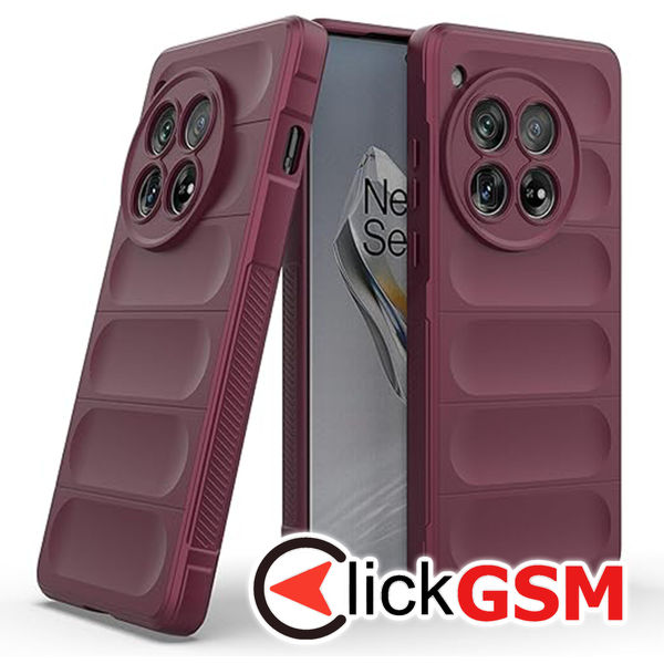 Accesoriu Husa Magic Shield Bordo OnePlus 12