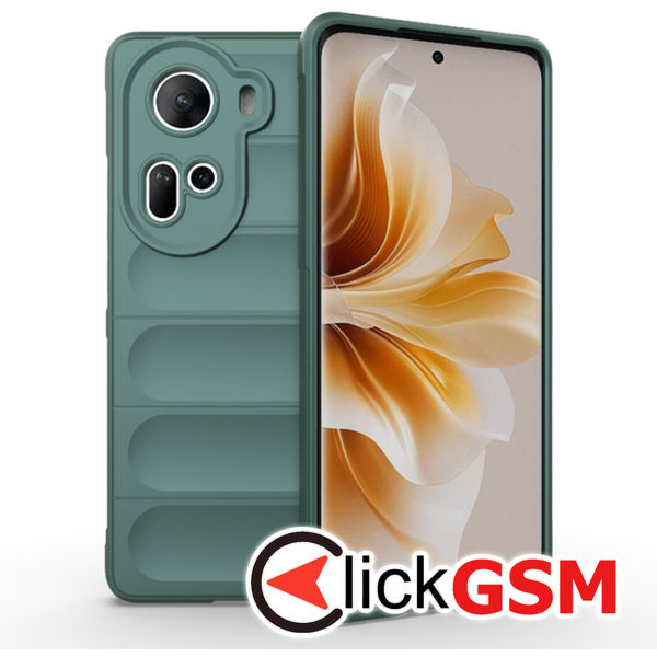 Accesoriu Husa Magic Shield Verde Oppo Reno11