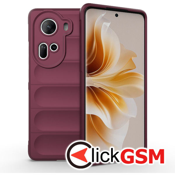 Accesoriu Husa Magic Shield Bordo Oppo Reno11