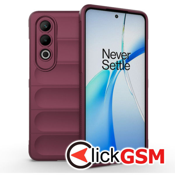 Accesoriu Husa Magic Shield Bordo OnePlus Nord CE4