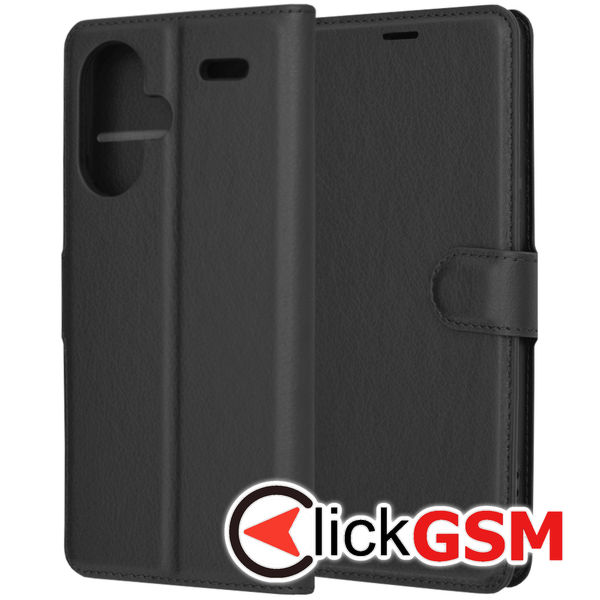 Accesoriu Husa Carte Negru Xiaomi Redmi Note 13 Pro+