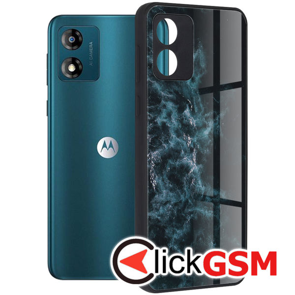 Accesoriu Husa Glaze Albastru Motorola Moto E13