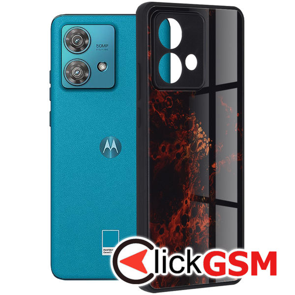 Accesoriu Husa Glaze Rosu Motorola Edge 40 Neo