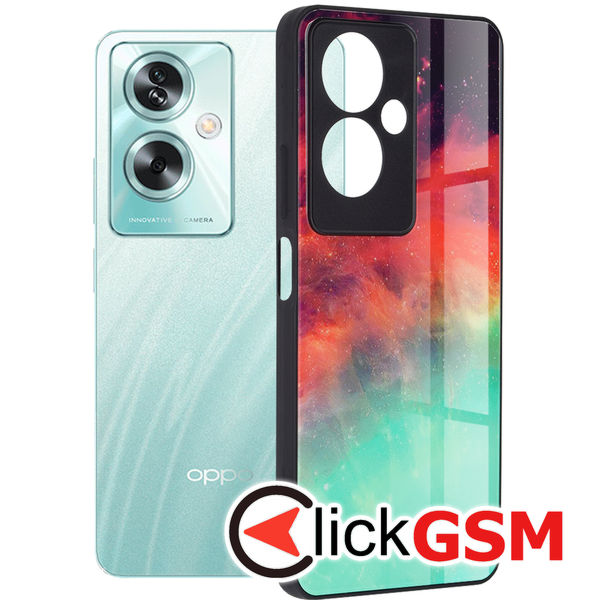 Accesoriu Husa Glaze Turcoaz Oppo A79 5G