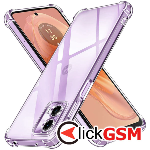 Accesoriu Husa Shockproof Transparenta Motorola Moto G24 Power