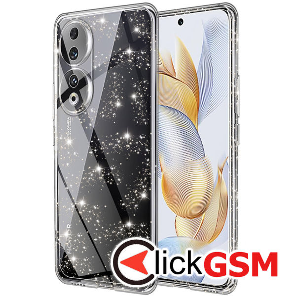 Accesoriu Husa SparkleSkin Transparenta Honor 90