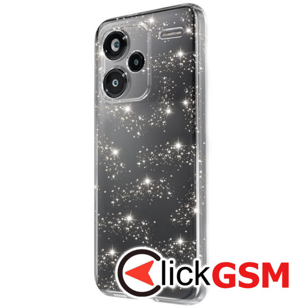 Accesoriu Husa SparkleSkin Transparenta Xiaomi Redmi Note 13 Pro+