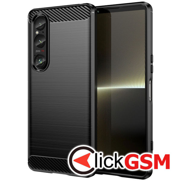 Accesoriu Carbon Silicone Sony Xperia 1 VI