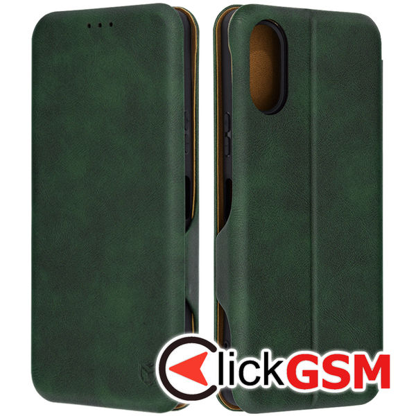 Accesoriu Husa Safe Wallet Verde Sony Xperia 10 VI