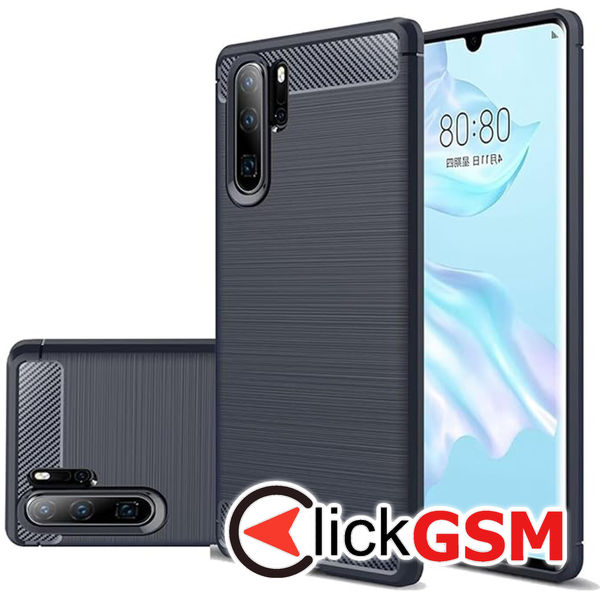 Accesoriu Carbon Silicone Huawei P30 Pro