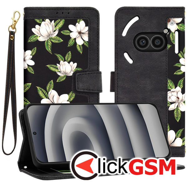 Accesoriu Husa Flip Negru Nothing Phone 2a