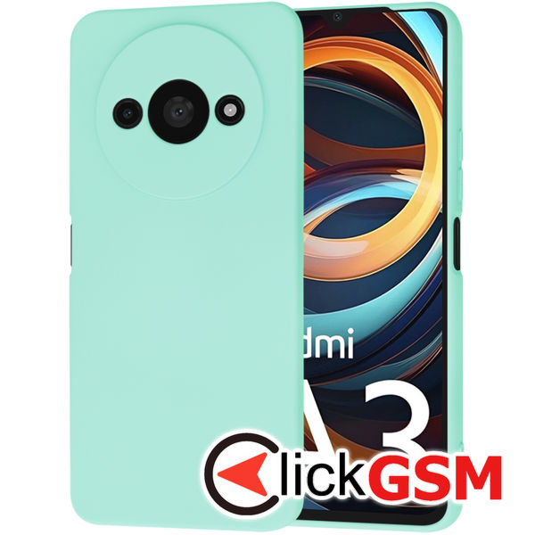 Accesoriu Husa SoftFlex Turcoaz Xiaomi Redmi A3