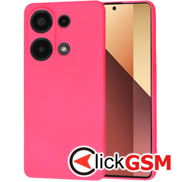 Accesoriu Husa SoftFlex Fucsia Xiaomi Redmi Note 13 Pro 4G