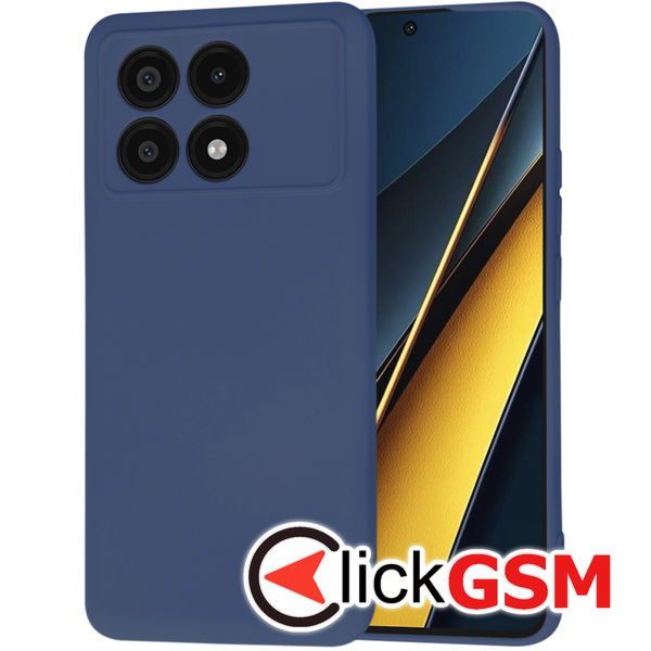 Accesoriu Husa SoftFlex Bleumarin Xiaomi Poco X6 Pro