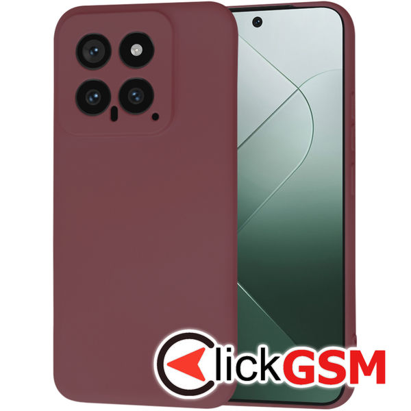 Accesoriu Husa SoftFlex Bordo Xiaomi 14