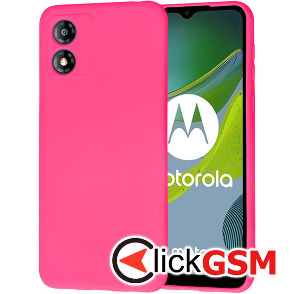 Accesoriu Husa SoftFlex Fucsia Motorola Moto E13