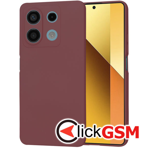 Accesoriu Husa SoftFlex Bordo Xiaomi Redmi Note 13 5G